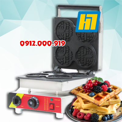 Máy Làm Bánh Waffle Hình Nụ Cười